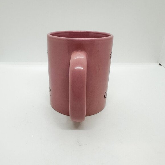 SOLD Urban Outfitters Pink Crazy Cat Lady Ceramic Mug Coffee Tea - Picture 2 of 6
